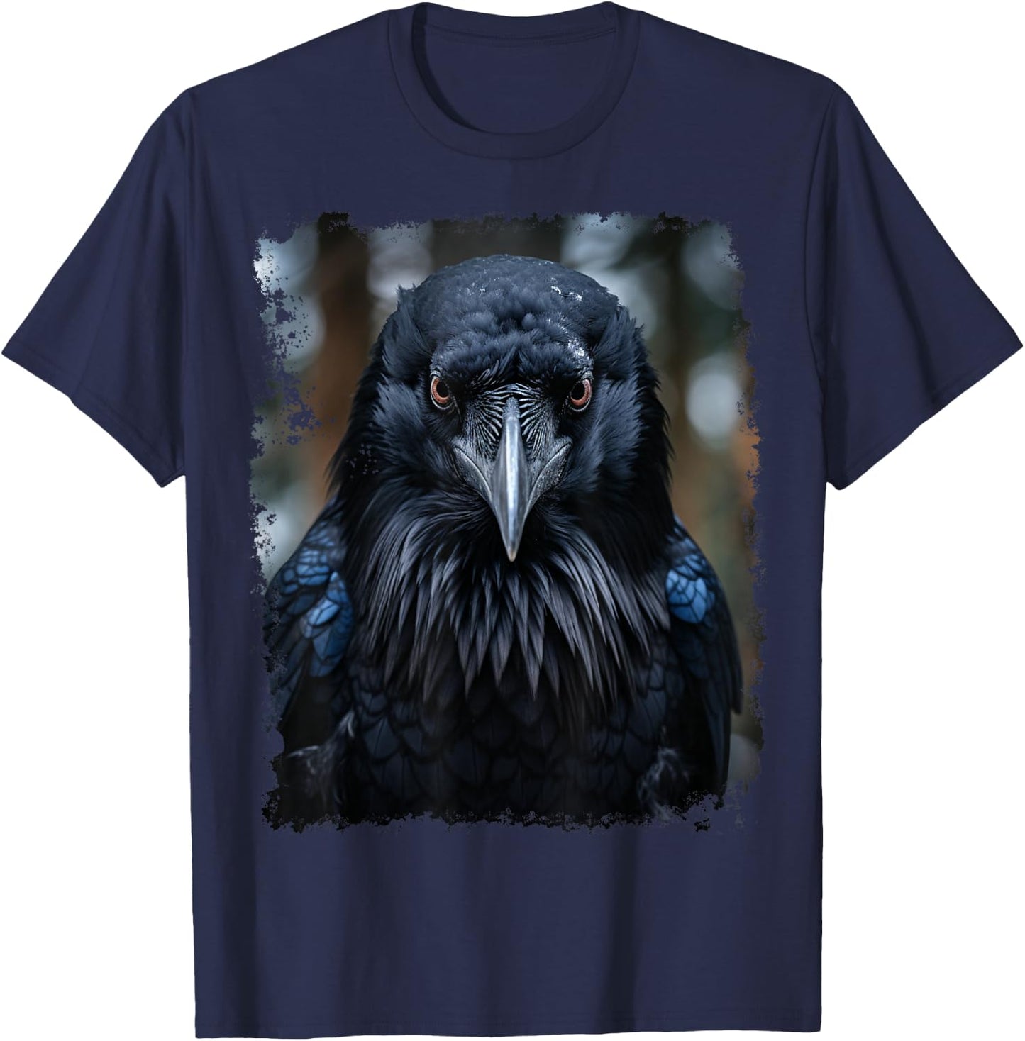 A Crow Raven T-Shirt - T-Shirt | Navy