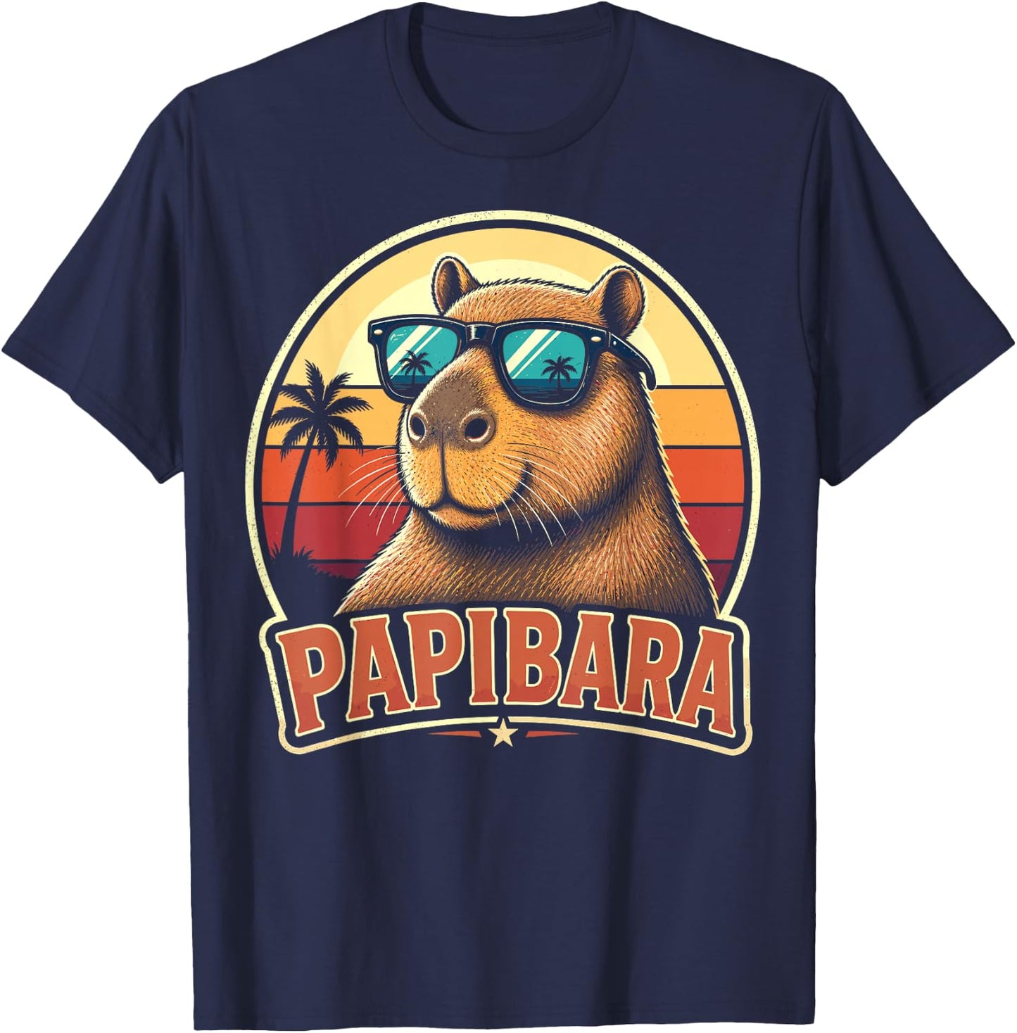 Papa Geschenk Papa Vatertag Shirt Herren Lustig Papa T-Shirt - T-Shirt | Navy