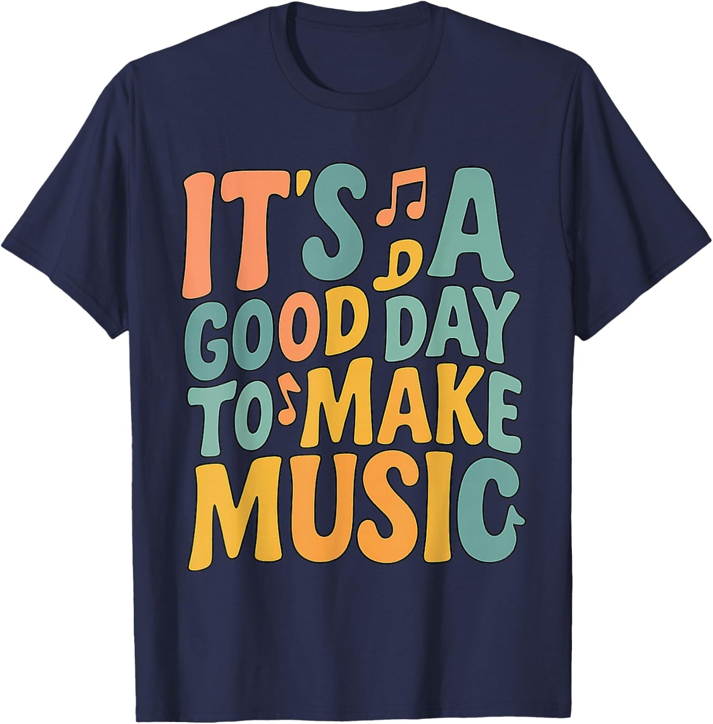 Cute for Family Music Lover Matching Party or Trip T-Shirt - T-Shirt | Navy