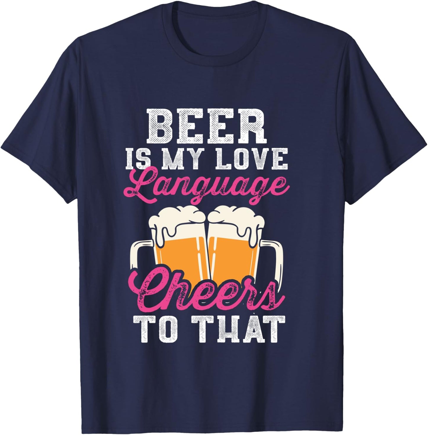 Bierliebhaber Mädchen Frau Basteln Brauerei Handwerk Bier Trinken Langarmshirt T-Shirt - T-Shirt | Navy