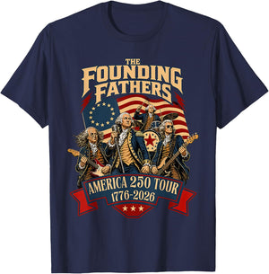 America 250 Years Anniversary 4th July 2026 USA Birthday T-Shirt - T-Shirt | Navy