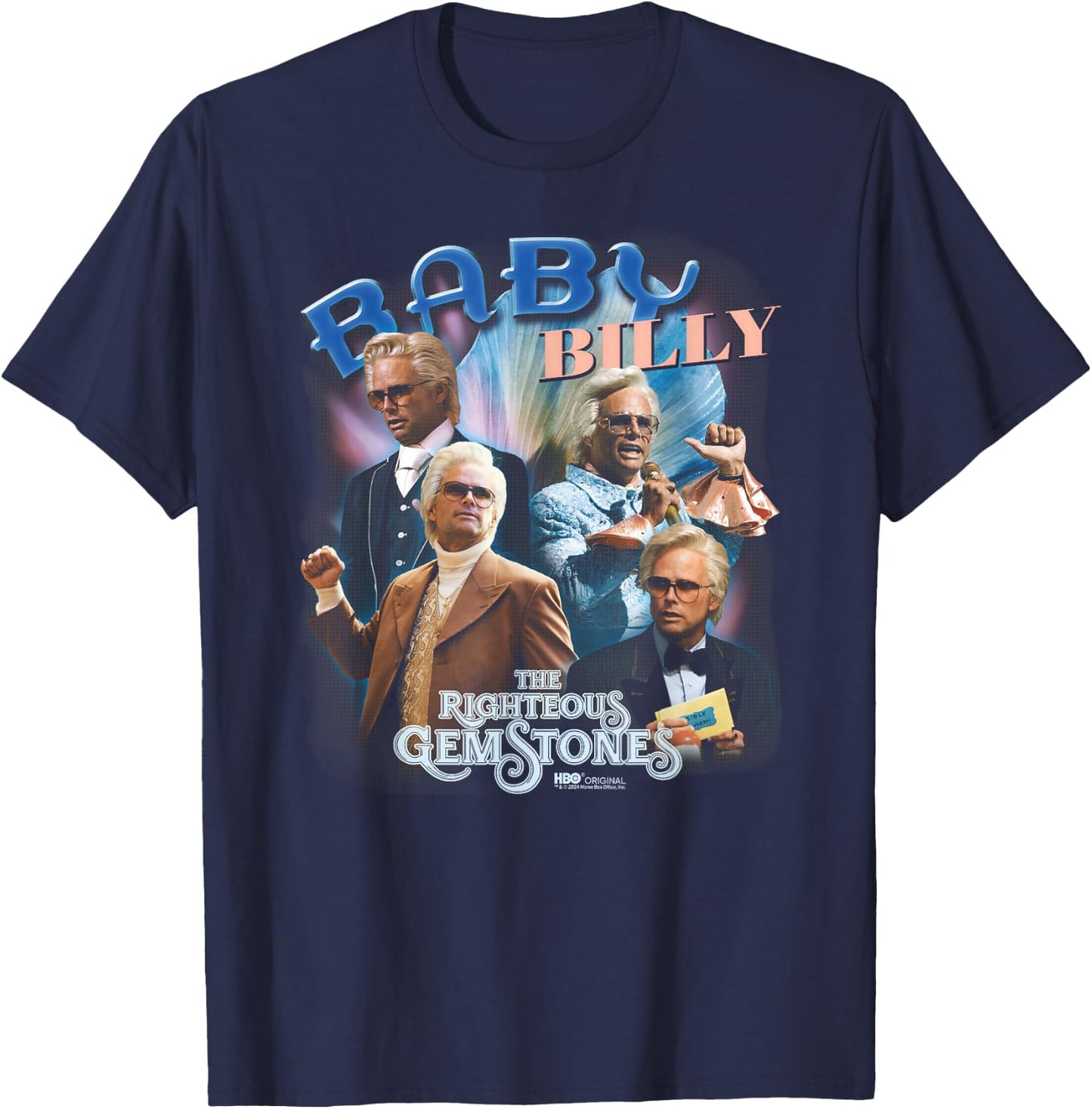 The Righteous Gemstones Baby Billy Heartthrob T-Shirt - T-Shirt | Navy