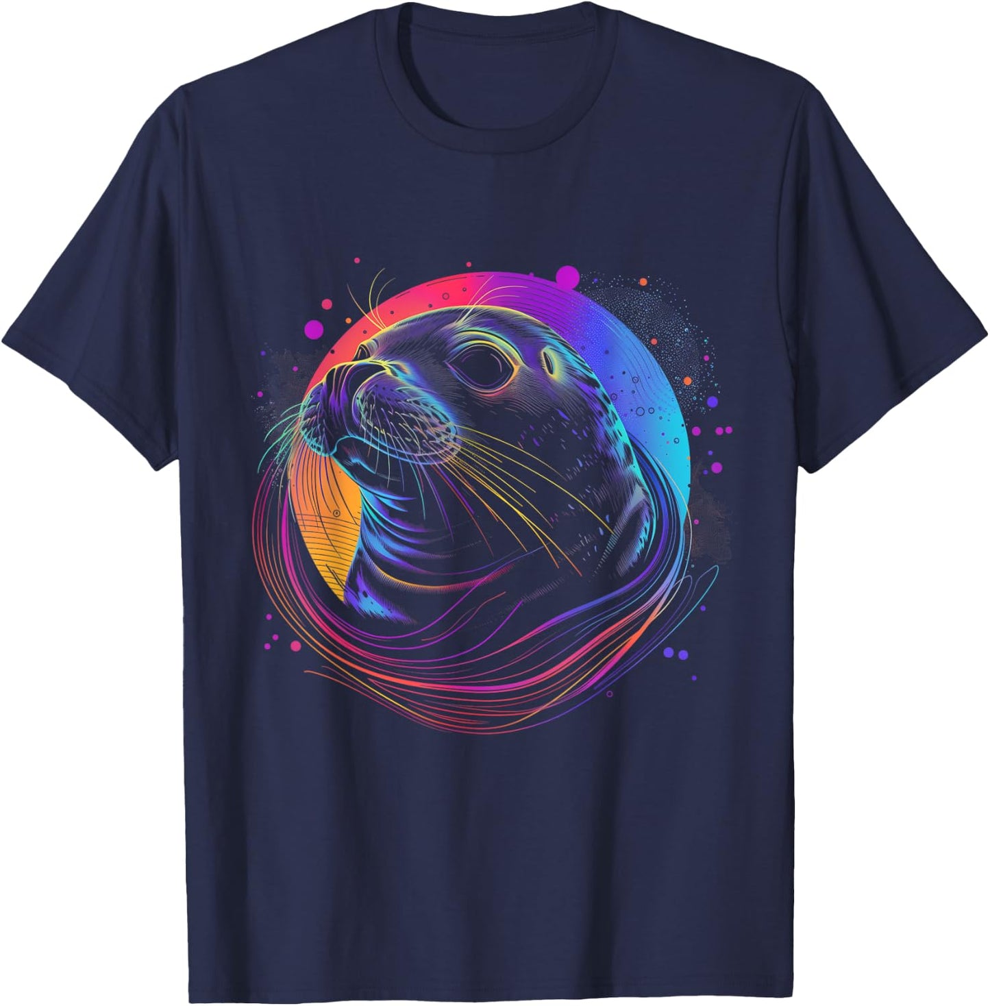 Seal Sea Lion Ocean Animal T-Shirt - T-Shirt | Navy