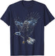 Eagle Bird Graphic Animal Art Eagle T-Shirt - T-Shirt | Navy