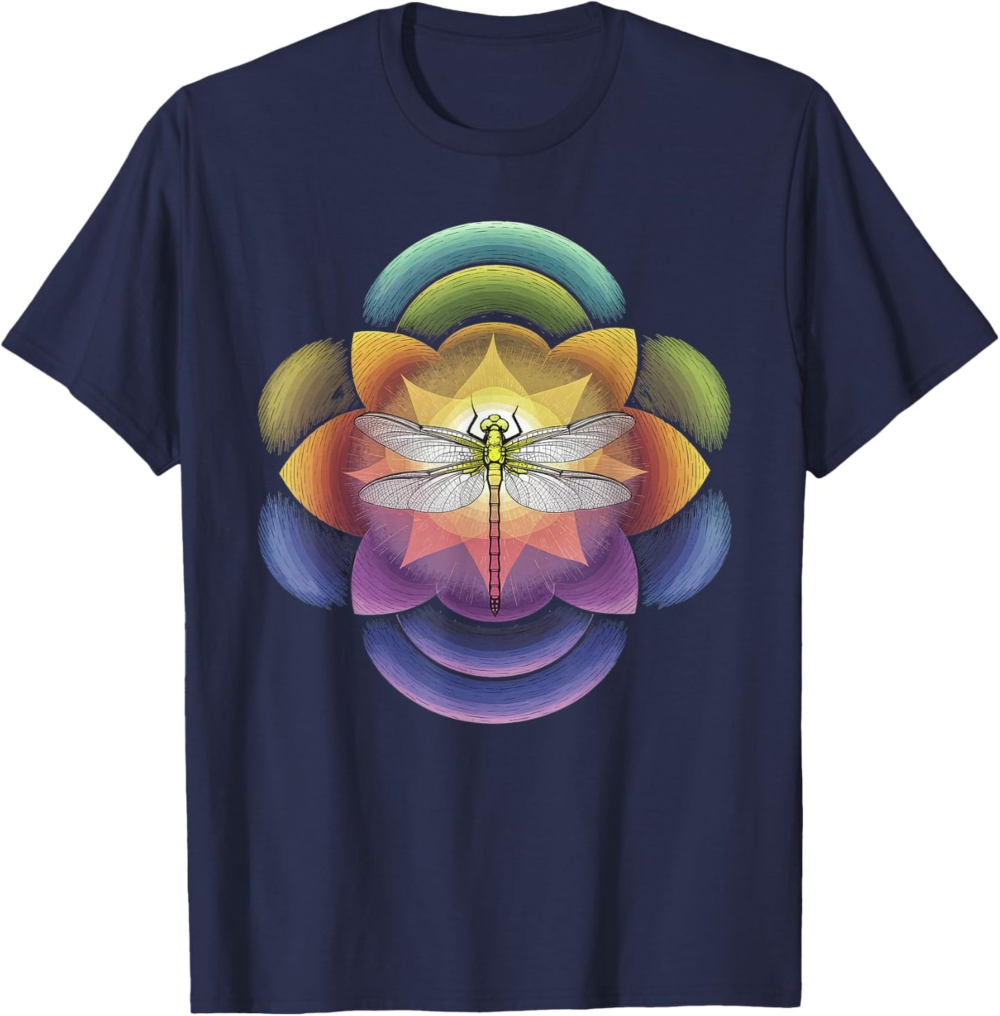 Dragonfly Women Men Kids Insect Darner Skimmer Nature T-Shirt - T-Shirt | Navy