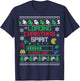 Christmas Gaming - Loading Christmas Spirit for Gamer Ugly T-Shirt - T-Shirt | Navy