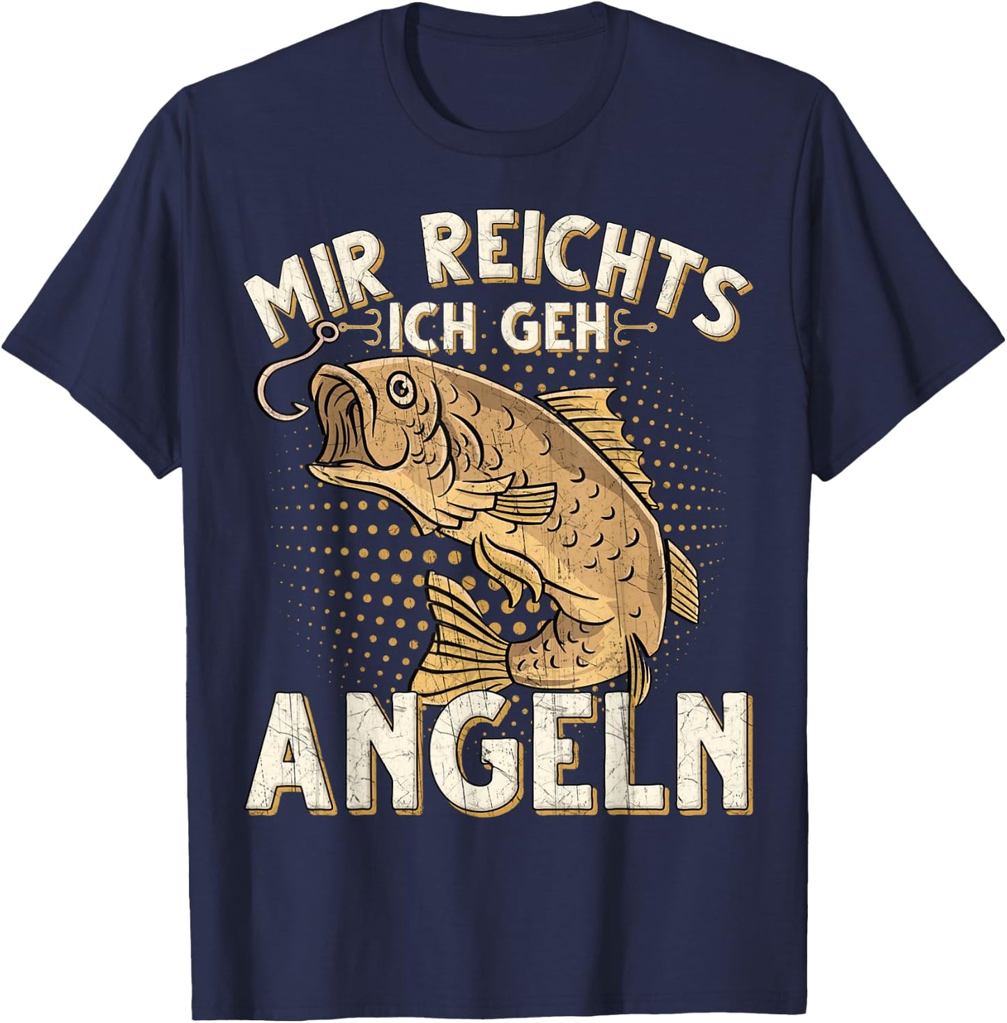 Mir Reichts Ich GEH Angeln Fischen Angler T-Shirt - T-Shirt | Navy