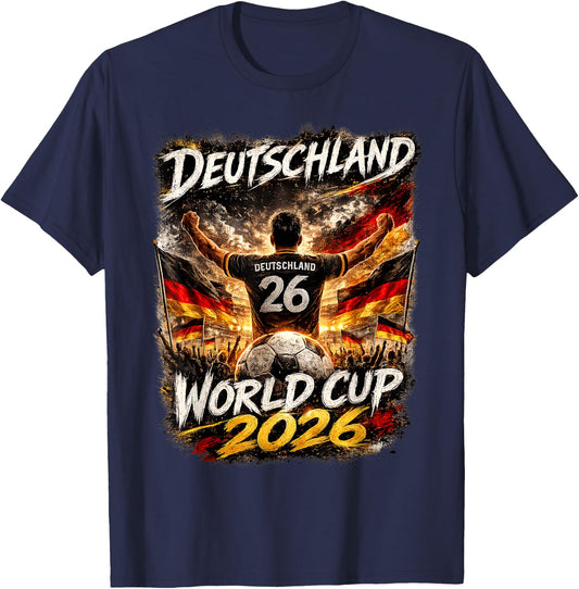 Soccer - WM World Cup 2026 Germany T-Shirt - T-Shirt | Navy