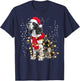 English Springer Spaniel dog Ugly Christmas Dog Xmas T-Shirt - T-Shirt | Navy