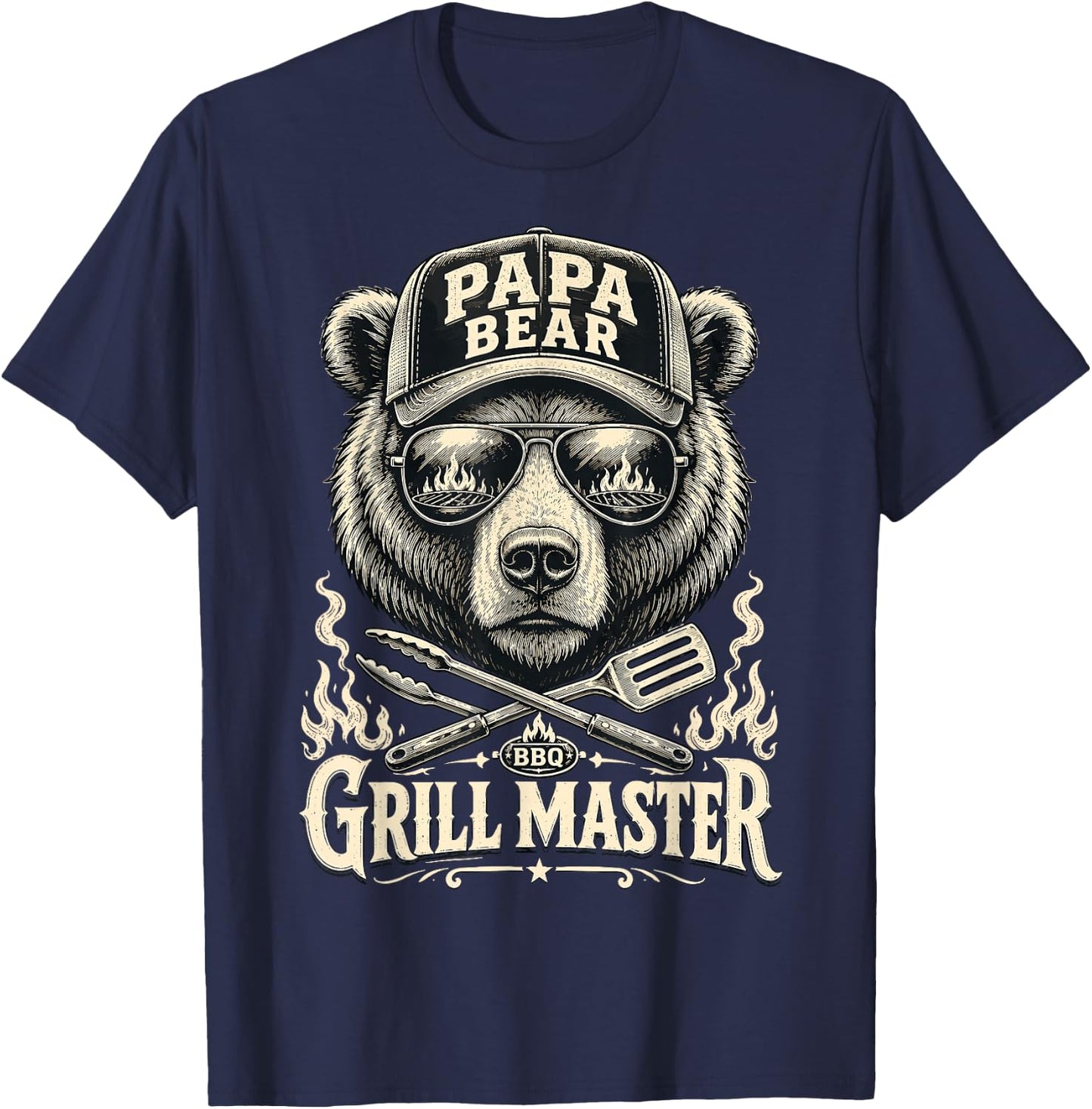 Papa Shirt Lustig Papa Geburtstag Vater Spruch Geschenk Papa T-Shirt - T-Shirt | Navy