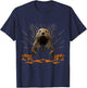 Beaver Geometric Animal Art Graphic Motif Beaver T-Shirt - T-Shirt | Navy