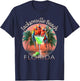 Parrots and Margaritas Jacksonville Beach Florida Vacation T-Shirt - T-Shirt | Navy