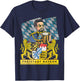 Bayern First - King in the Free State of Bavaria with Ludwig , black T-Shirt - T-Shirt | Navy
