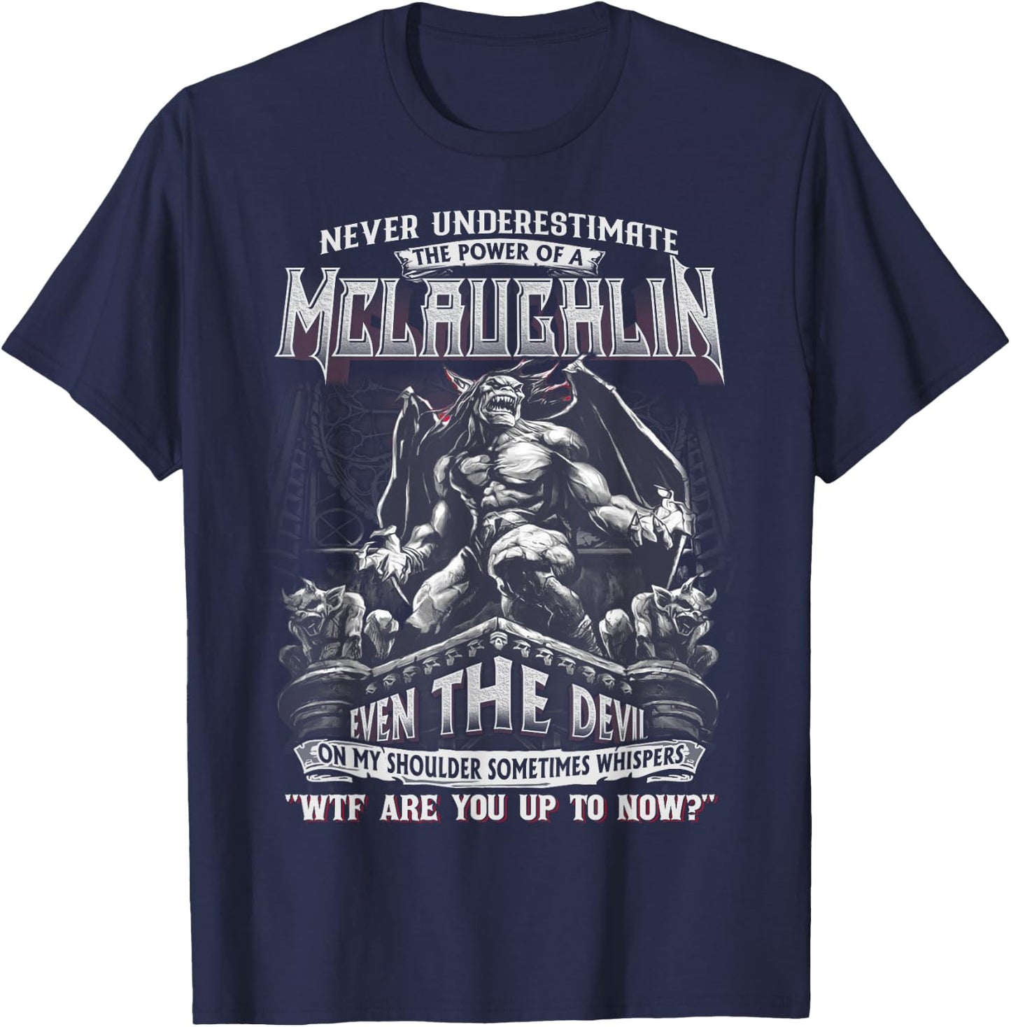 Mclaughlin - Never Underestimate The Power Of A T-Shirt - T-Shirt | Navy