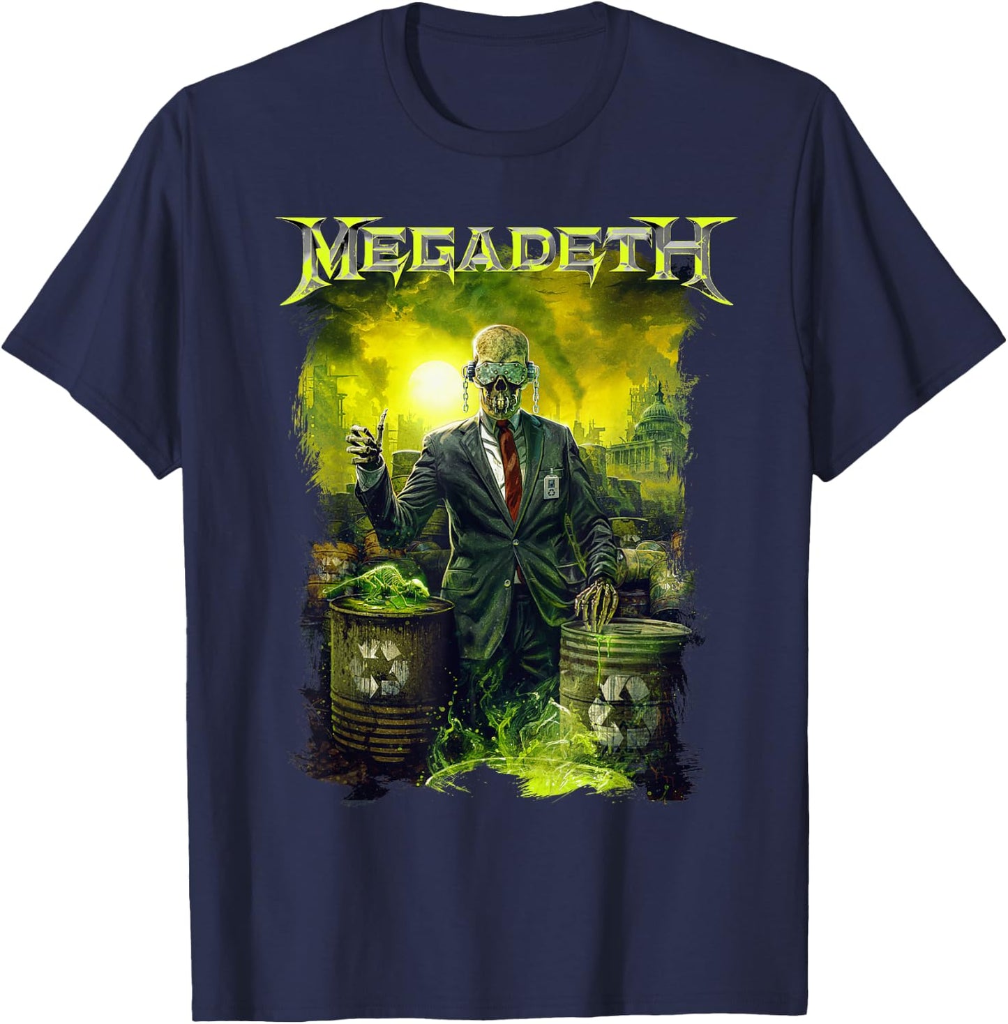 Megadeth - Toxic Vic , black T-Shirt - T-Shirt | Navy
