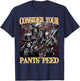 Consider Your Pants Peed Cringe Skeleton T-Shirt - T-Shirt | Navy