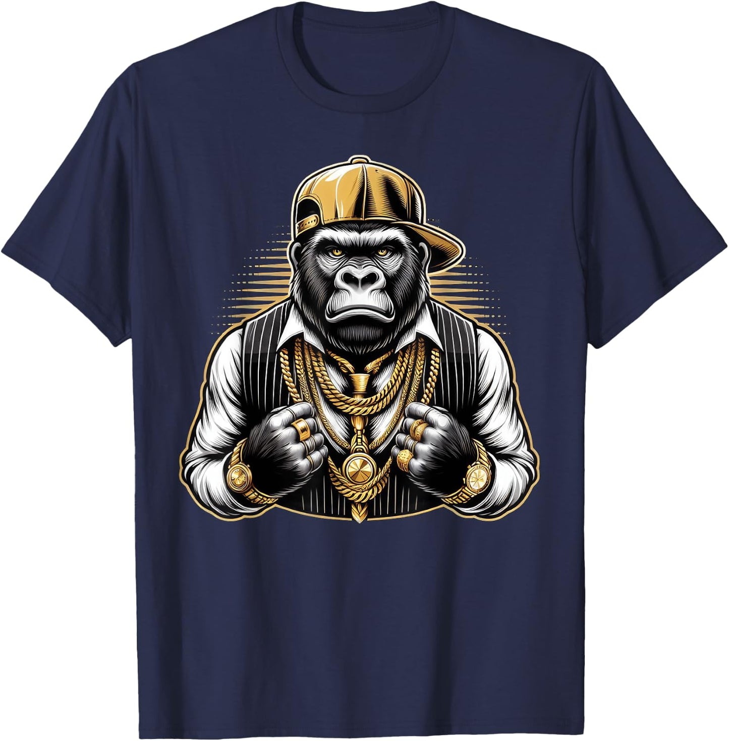 Rapper , black T-Shirt - T-Shirt | Navy