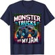 Monster Trucks are my Jam T-Shirt - T-Shirt | Navy