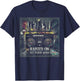 RAISED ON OLD SCHOOL Graffiti Rap HIP HOP Cassette T-Shirt - T-Shirt | Navy
