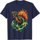 Cool Spinosaurus Graphic Dinosaur Dino Lover T-Shirt - T-Shirt | Navy