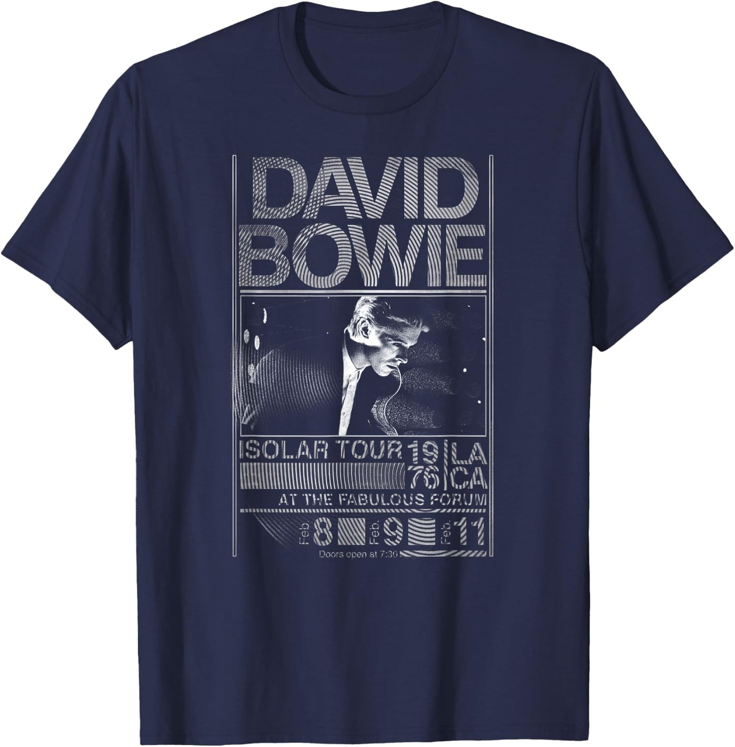 David Bowie - Isolar Tour T-Shirt - T-Shirt | Navy