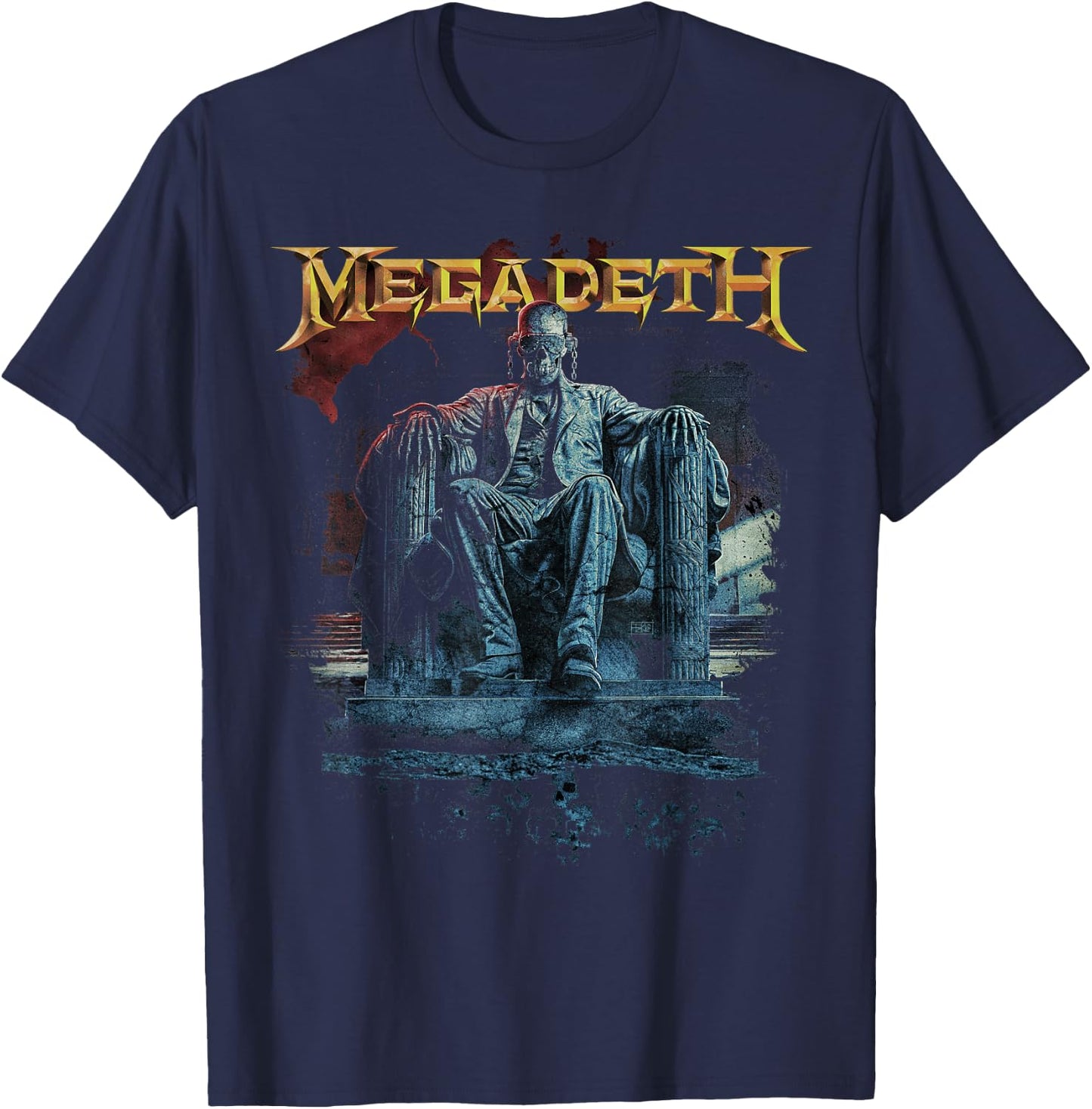 Megadeth - Vic Lincoln , black T-Shirt - T-Shirt | Navy