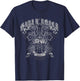 Guns N' Roses Official Vintage Cross White , black T-Shirt - T-Shirt | Navy