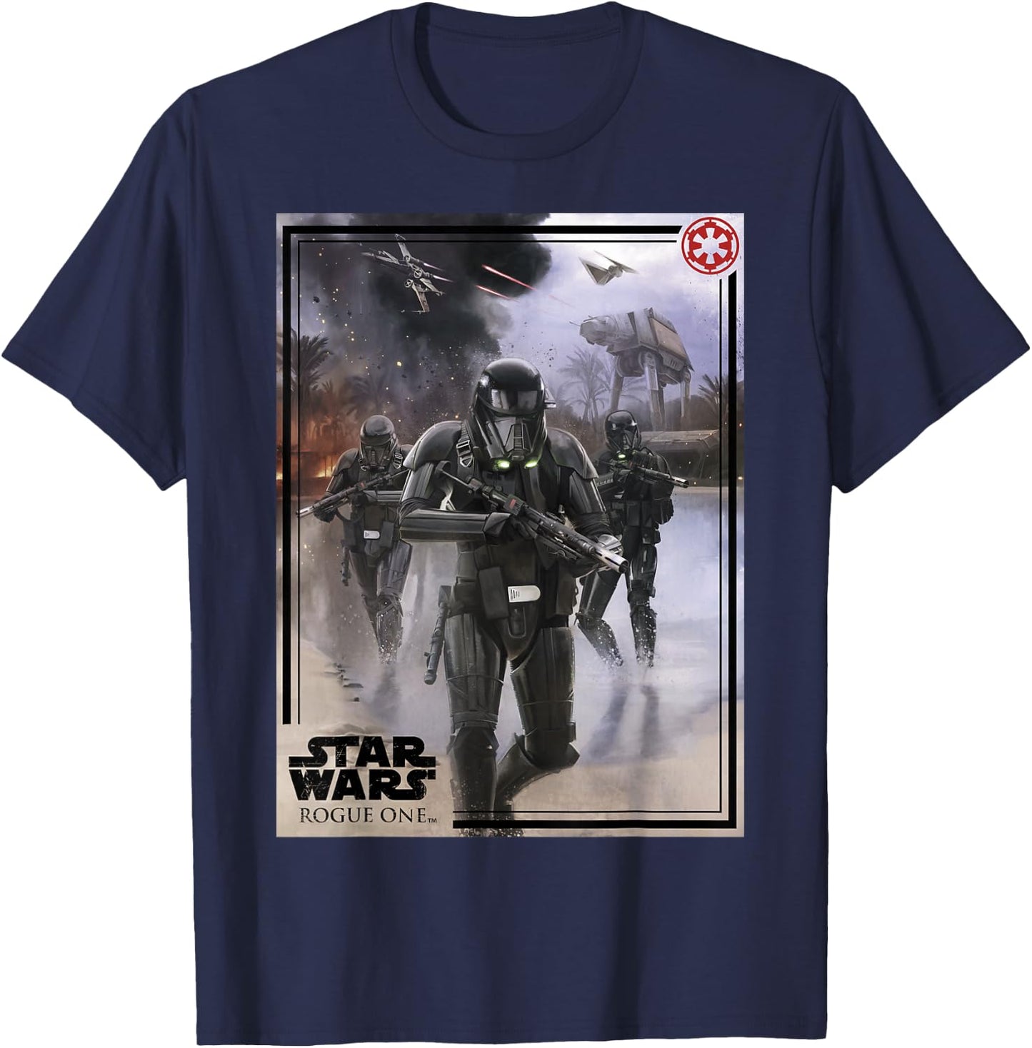 Star Wars Death Trooper Army Poster T-Shirt - T-Shirt | Navy