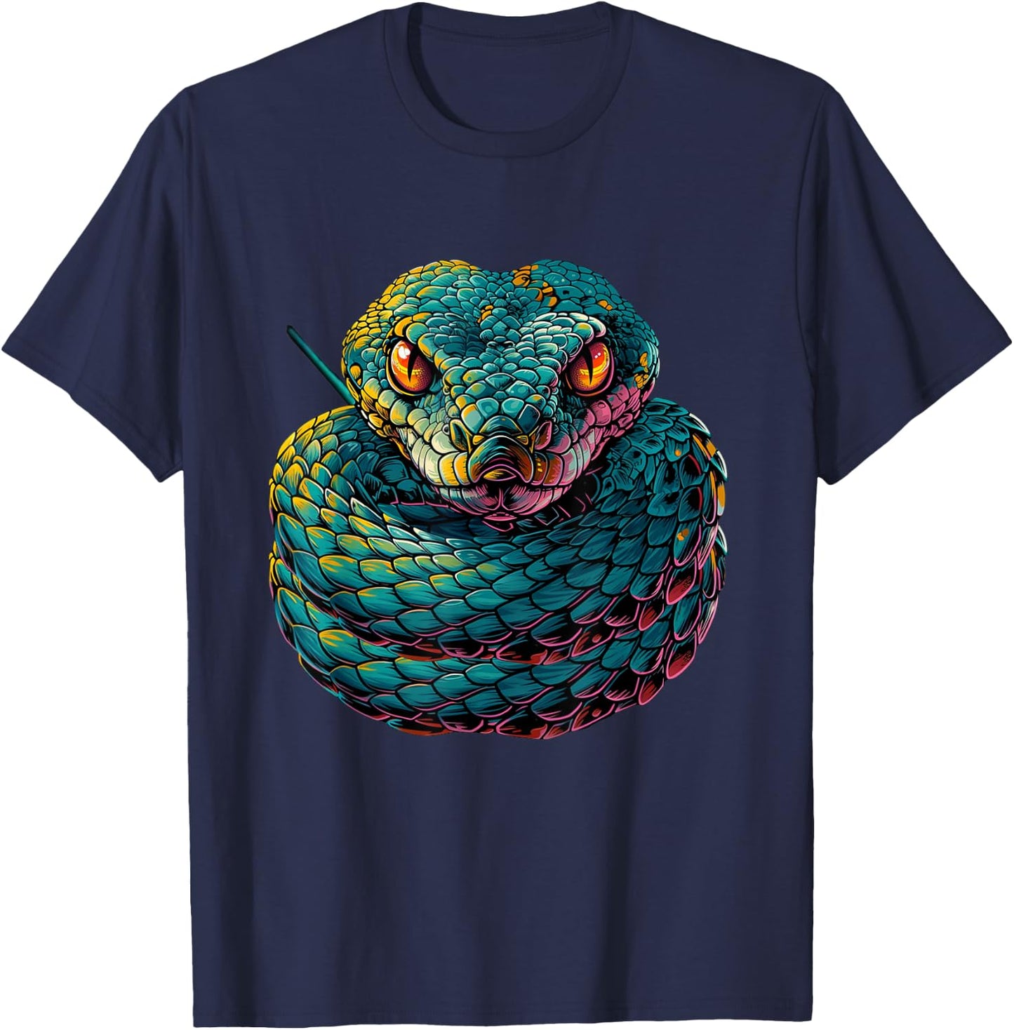 Pit Viper Snake T-Shirt - T-Shirt | Navy