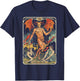 Tarot Card Vintage Devil T-Shirt - T-Shirt | Navy
