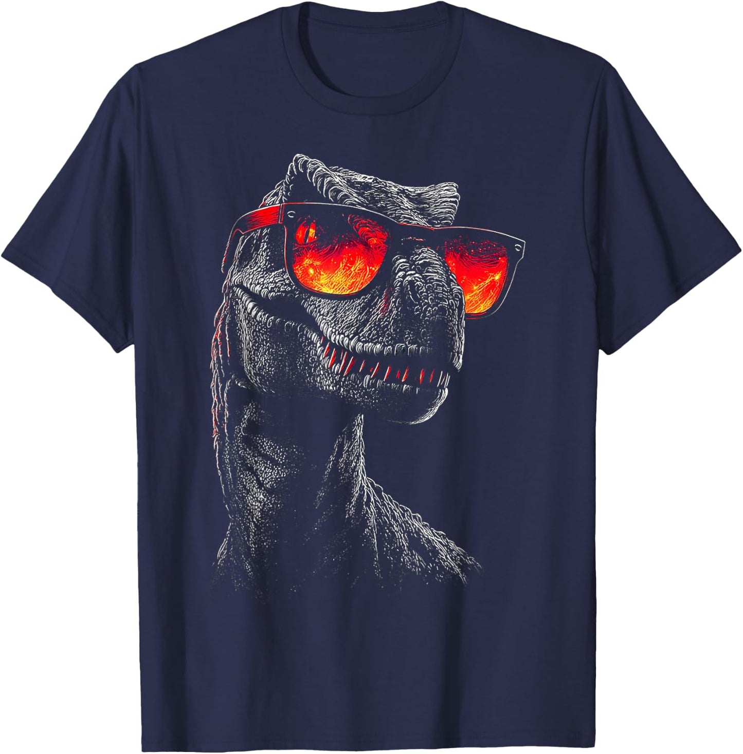 Lunettes de Soleil Dinosaures T-Shirt - T-Shirt | Navy