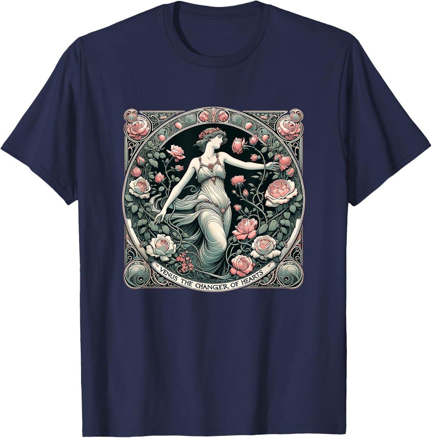 Venus The Changer Of Hearts Roman Goddess T-Shirt - T-Shirt | Navy