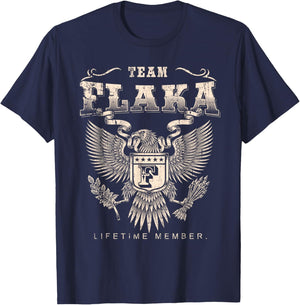 Team Flaka Lifetime Member - Flaka Name T-Shirt - T-Shirt | Navy