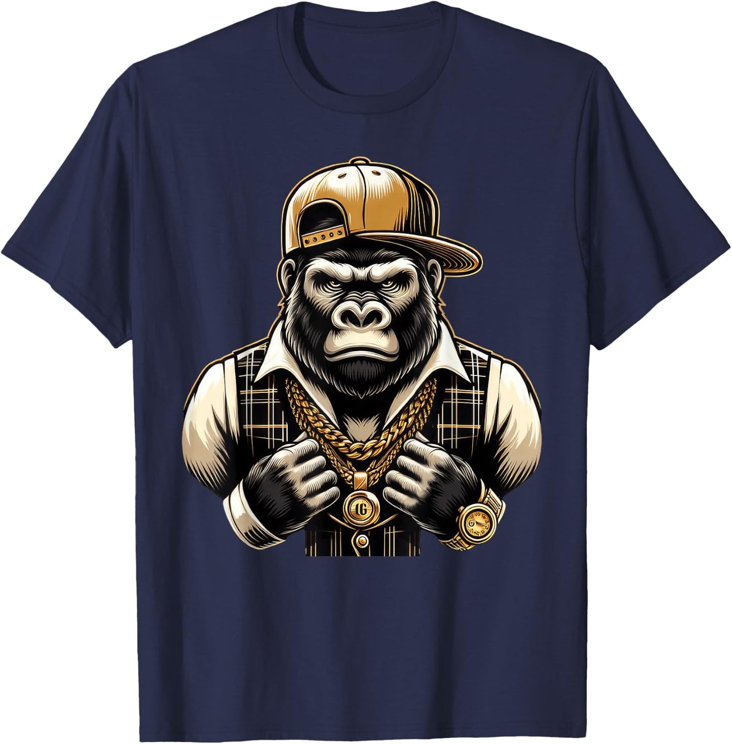 Rapper Kostüm Kinder , Schwarz, S, -Kinder, Hip-Hop Fans, Rap-Musik Fans, Kurzarm, , Kinder/Musik, Schwarz, S T-Shirt - T-Shirt | Navy