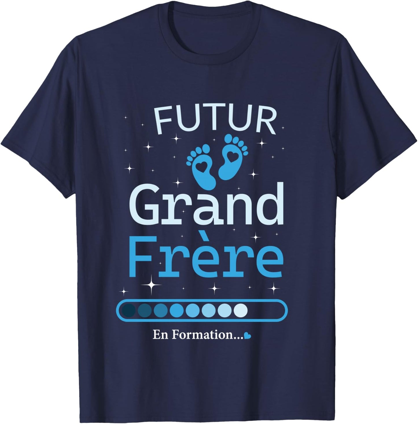 Future Big Brother In Training Gift Brother , Black, S T-Shirt - T-Shirt | Navy