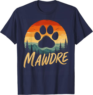 Mawdre Funny Cat Mom Dog Mom Mother's Day for Mom Women T-Shirt - T-Shirt | Navy