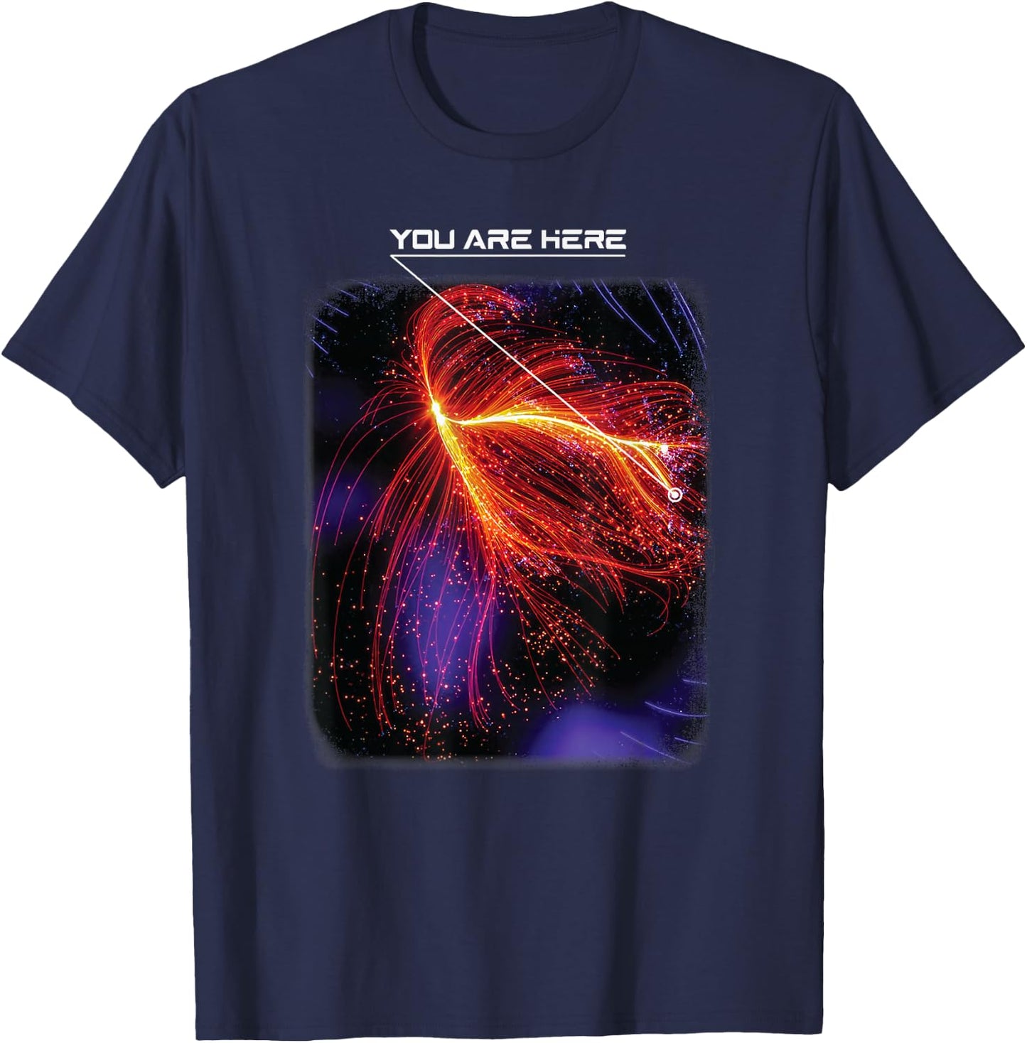 You are here Astronomy Laniakea Superamas Notre Galaxie , Black, S T-Shirt - T-Shirt | Navy