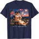 Funny 4th of July Cat Fireworks Est 1776 Legend Since Then T-Shirt - T-Shirt | Navy