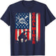 Coal Miner - Patriotic USA Flag Pitman Underground Mining T-Shirt - T-Shirt | Navy