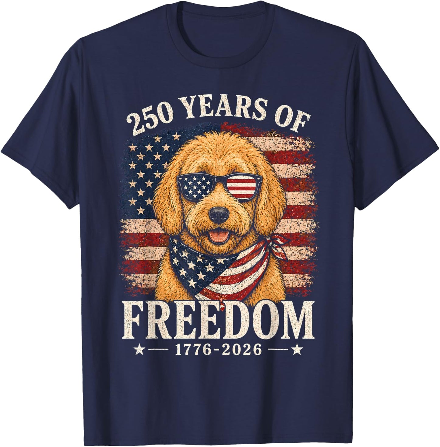 250th Anniversary USA Doodle T-Shirt - T-Shirt | Navy