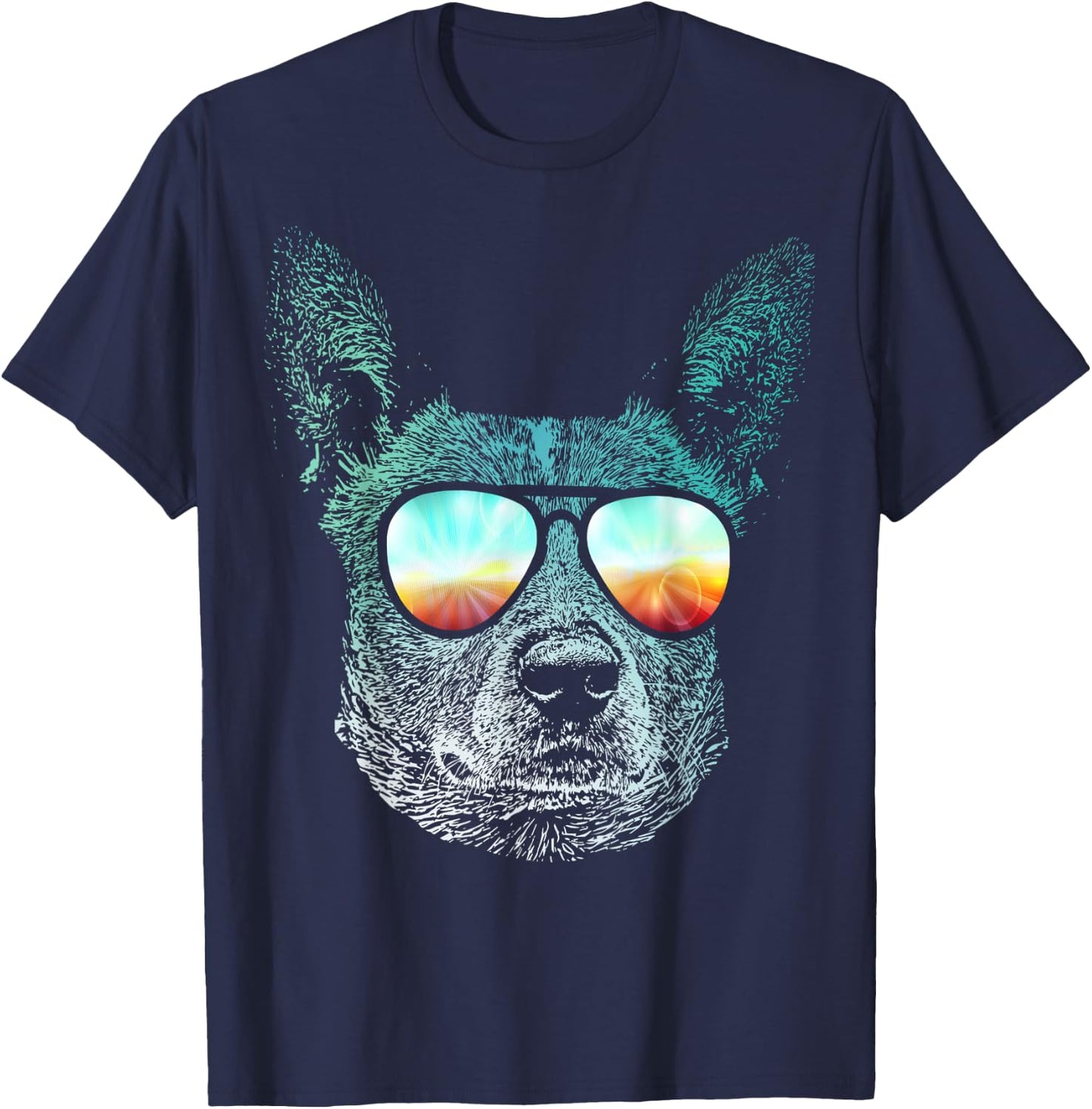Australian Stumpy Tail Cattle Dog Dog Gift T-Shirt - T-Shirt | Navy