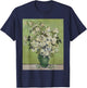 Vincent van Gogh Vase with Roses T-Shirt - T-Shirt | Navy