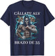 Callate ALV brazo de 35: Calacas chidas gym T-Shirt - T-Shirt | Navy