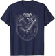 Berserker Bear Warrior Odin Nordic Mythology Viking T-Shirt - T-Shirt | Navy