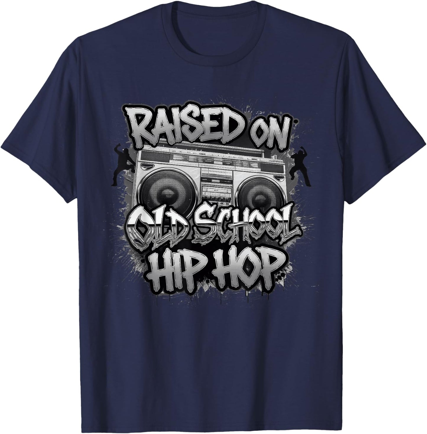 Hiphop Gift Rapper Boys Music Freestyle Beatbox , black T-Shirt - T-Shirt | Navy