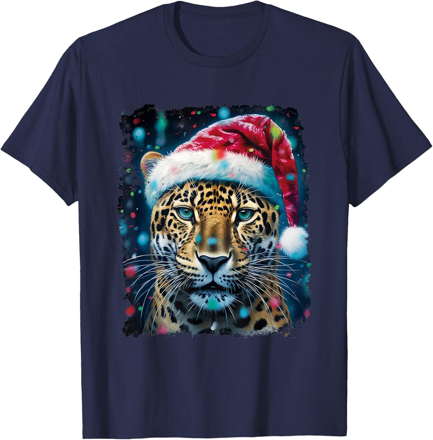 Christmas Jaguar T-Shirt - T-Shirt | Navy