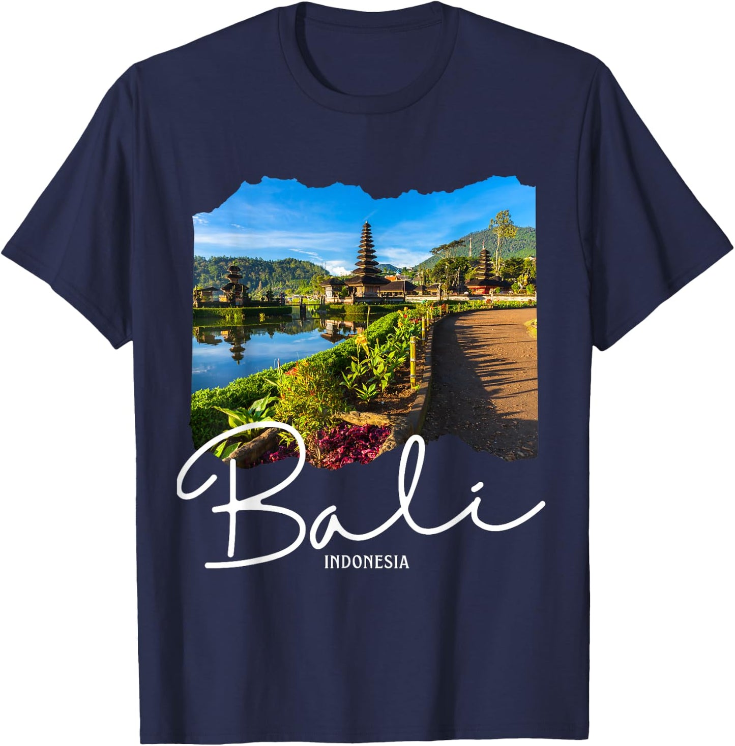 Bali Souvenir Indonesia Souvenir / Bali , Black, S T-Shirt - T-Shirt | Navy