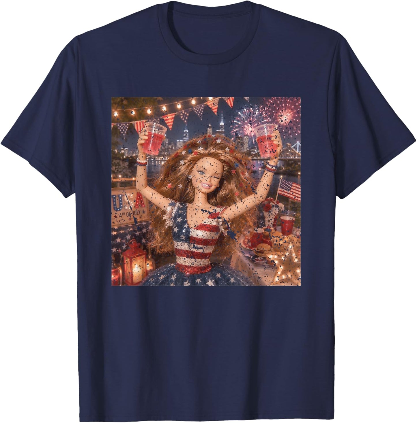 Funny 250 USA T-Shirt - T-Shirt | Navy