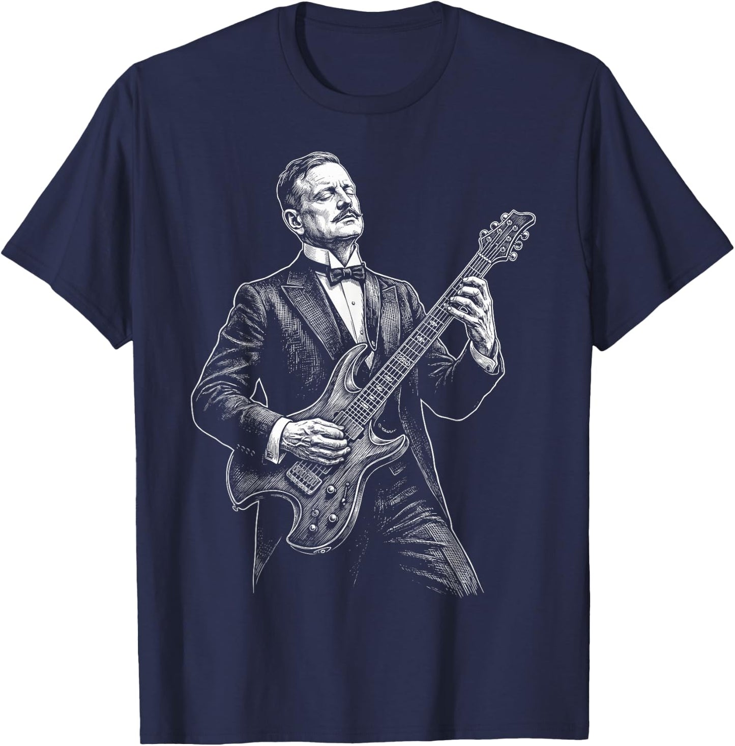 Jean Sibelius Guitar Composser Pianist T-Shirt - T-Shirt | Navy