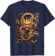Year Of The Dragon 2024 Vintage Chinese Art Women, Men T-Shirt - T-Shirt | Navy